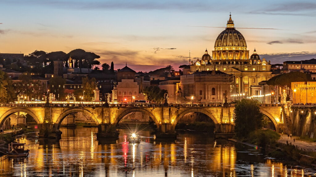 Roma San Pietro Monumenti Castel Sant'Angelo Tevere ponte lungo appartamento casa vacanze Roma centro quartiere appio latino alberone
